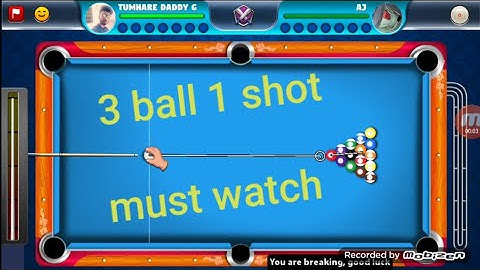 3 balls in 1 shot mpl 8 ball pool