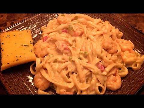 Shrimp Fettuccine by The Cajun Ninja