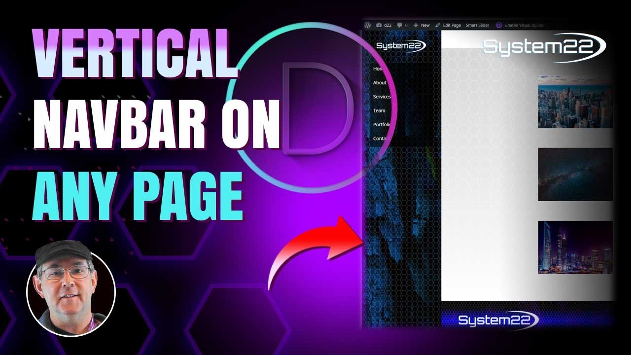 Divi Theme Add A VERTICAL MENU To Any Page 👈👍👈 - YouTube