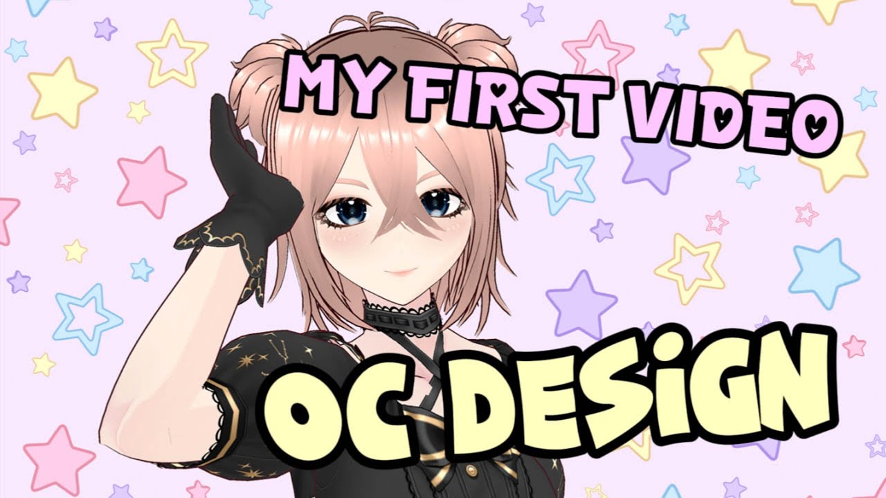 My OC design in VRoid Studio | First video