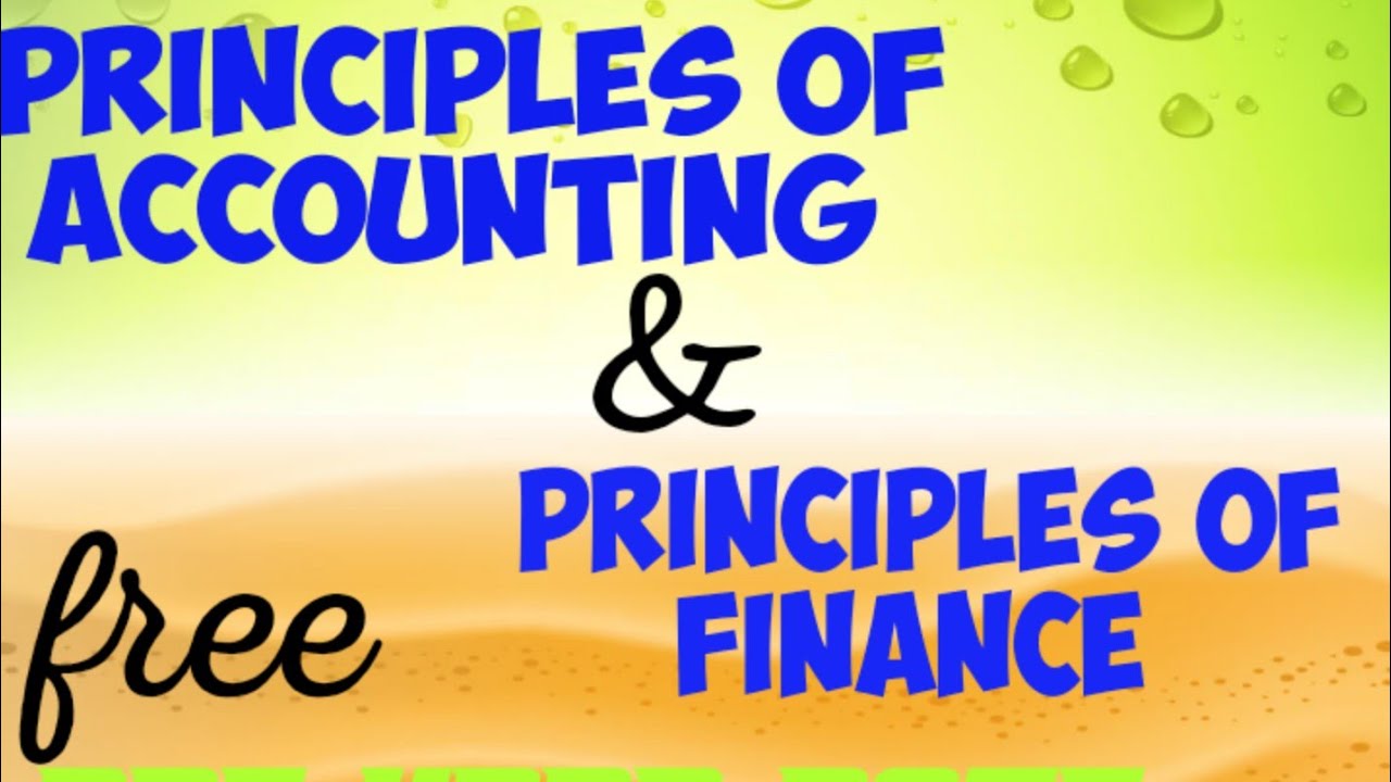 Principles Of Finance Leverage Class 1 Youtube
