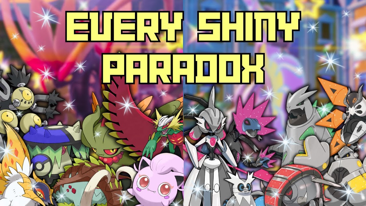 Найти всех покемонов Shiny Paradox (полные шансы)