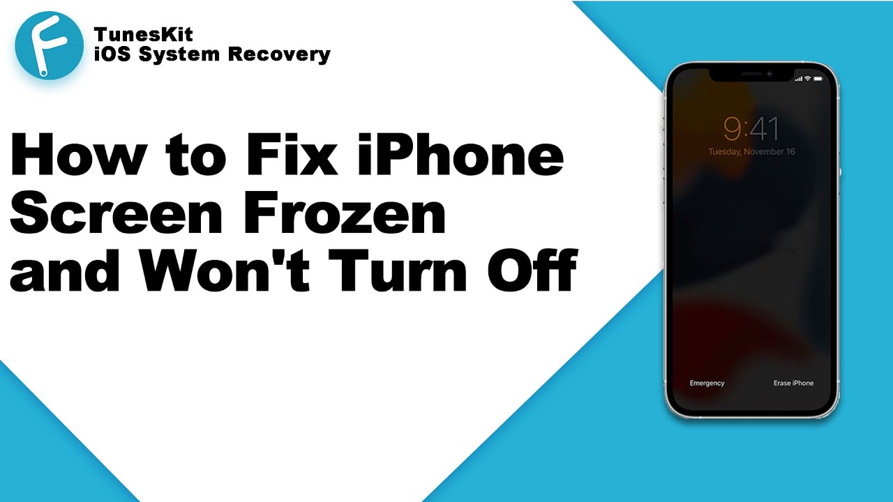 How to Fix iPhone Screen Frozen and Won't Turn Off - YouTube