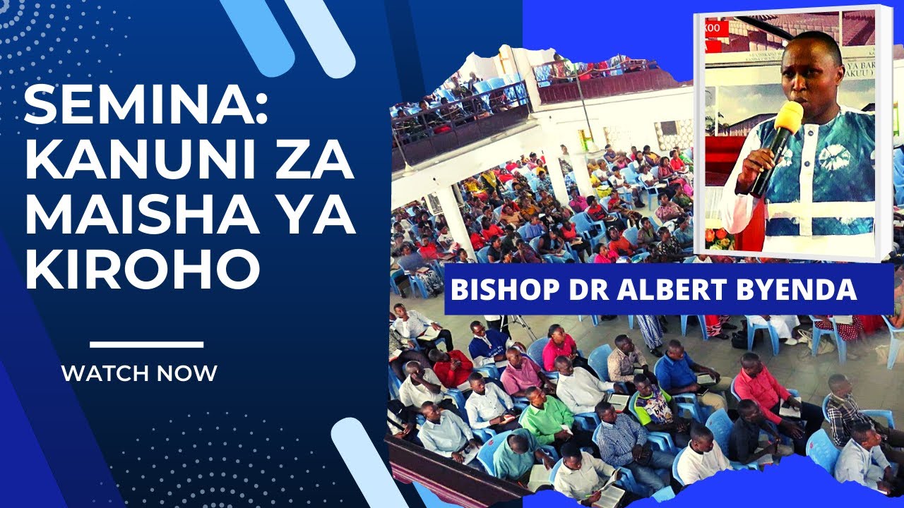 KANUNI ZA MAISHA YA KIROHO - BISHOP DR ALBERT BYENDA SIKU YA 1 - MITO YA BARAKA CHURCH