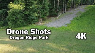 Drone Shots Oregon Ridge Park Maryland in 4K