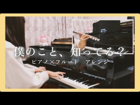 『僕のこと、知ってる？』乃木坂46【耳コピでピアノ×フルート】