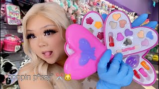 CLAIRE'S WORKER SAID SHE COULD "GIVE MY 🐱 A MAKEOVER" ... SO I LET HER (WEIRD ASMR)