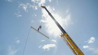 Celebrating the topping off of SDFC Performance Center & Right to Dream Academy