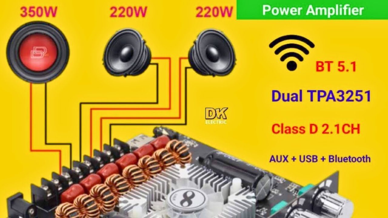 XY-S350H TPA3251 amplifier Sound Test