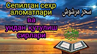 Сепилган сеҳр аломатлари ва ундан қутулиш сирлари!