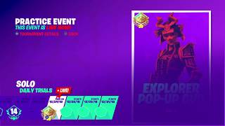 Fourtiez Solo Grinding Explorer Pop-Up Cup Practice Tournament