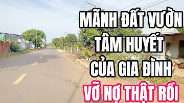 GIA ĐÌNH LÂM VÀO CẢNH KHÓ KHĂN NỢ NẦN CHỒNG CHẤT NÊN NGẬM NGỦ PHẢI BÁN RẼ LÔ ĐẤT THỊ TRẤN