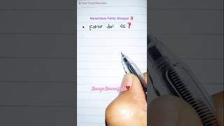 Faktor Dari 45 Cara Mudah Menentukan Faktor Bilangan