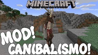 CANIBALISMO Y WENDIGO! Minecraft 1.15.2 MOD WENDIGOISM!