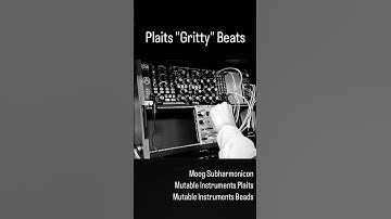 Mutable Plaits Gritty Beats #plaits #mutableinstruments #moogsubharmonicon #modularsynth #synthjam