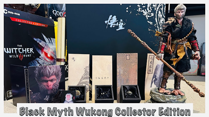 Black Myth Wukong Collector Edition Unboxing
