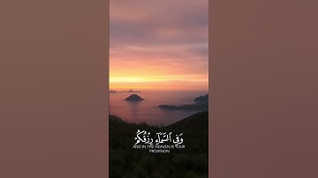 وفي السماء رزقكم وما توعدون | سورة الذاريات (٢٠-٢٢) | إسلام صبحي | تصاميم أيات القرآن الكريم 🤍🌿