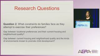 AERA 2014: How Housing and Neighborhood Contexts Shape Children's Educational Outcomes