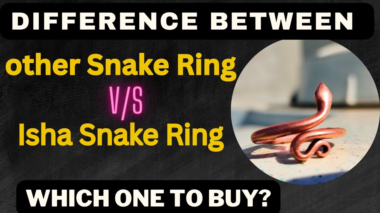 isha Snake Ring | Which Snake ring to buy Silver or Copper? - YouTube