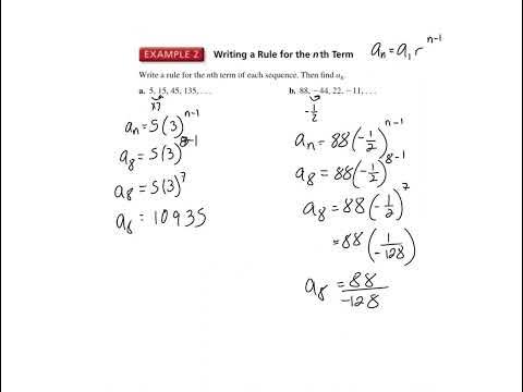 8.3+Geometric+Sequences++Notes - YouTube