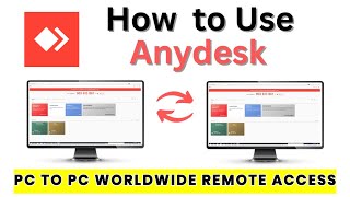 Anydesk यूज कैसे करे? | How to use Anydesk Remote Desktop for Free | PC to PC Share Files & Software