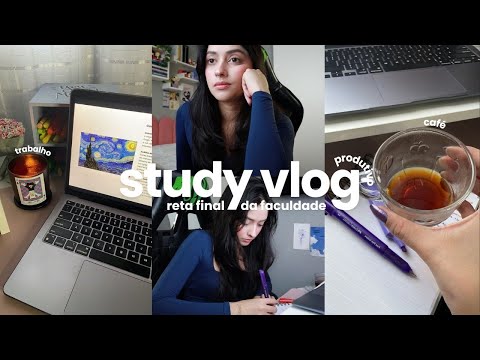STUDY VLOG: reta final | trabalhos, leitura, estudante de publicidade e propaganda EAD 👩🏻‍💻📓