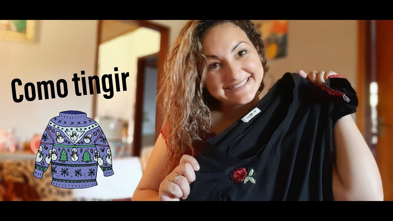 Como pintar roupa preta | como tingir sua roupa | Como deixar as roupas ...