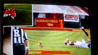 Massive hit | Stanford vs USC | October 29 2011
