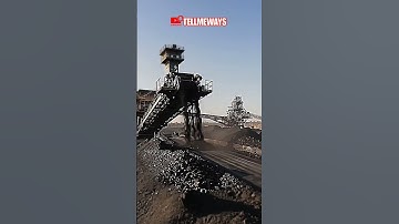 Watch How Mining Material Gets Handled FAST! Reclaimer Machine at Work! ⛏️⚡"*
