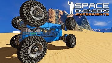 Space Engineers Experiments: Wheels On Top And Bottom