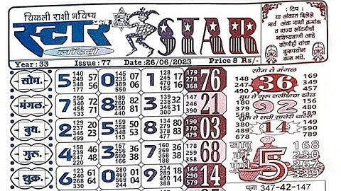 26/06/23 TO 1/07/23 weekly chart II part 4 II #video