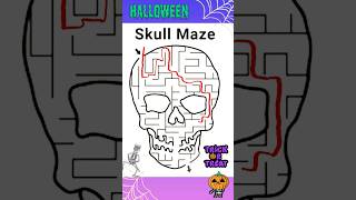 Halloween art challenge | Trick or treat💀#shorts #art #viral #Halloween