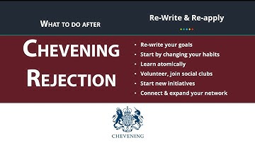 Chevening Rejection | What to do after Chevening Rejection | Master Plan to Win Chevening Award