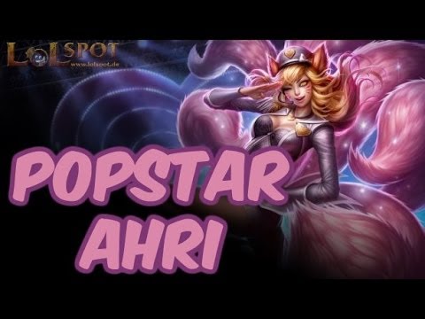 LoL: Popstar Ahri Skin Spotlight (PBE, Pre-Release) | LoLSpot.de - YouTube