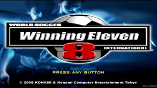 World Soccer Winning Eleven 8 International PS2 - Brazil Vs France - Gameplay - PCSX2