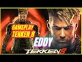 Eddy gordo - tekken8 gameplay crazy moves   #tekken8 tekken #bandainamco  #gaming #fightinggames  