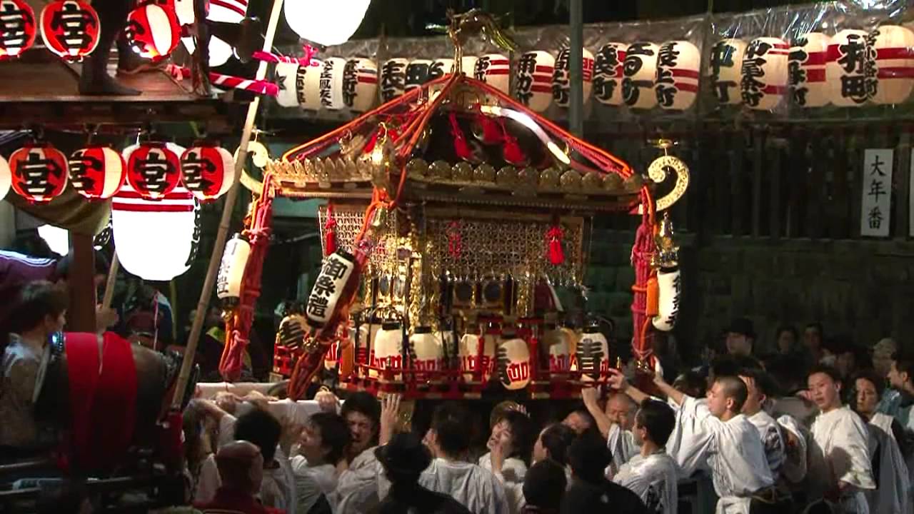 佐倉の秋祭り ～麻賀多神社の大神輿～（2012/10/14）佐倉市 - YouTube