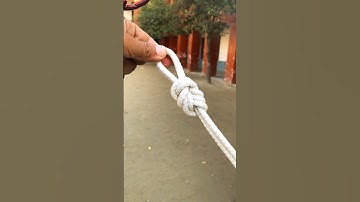 Double Loop Knot for Secure Hold#howto #shortvideo 👍
