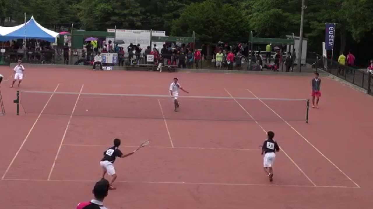 後藤・高倉（早稲田実）対山本・両角（上田）ハイジャパ2015