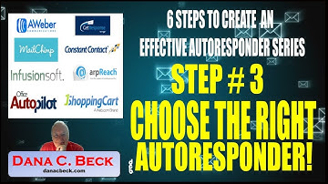Step # 3 of 6 steps for an effective autoresponder - Choose The Right Software 2019