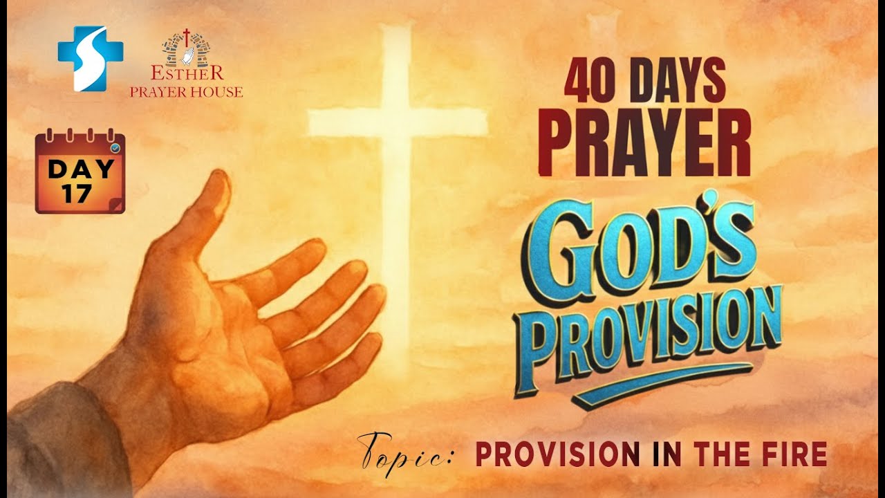 40 Days Fasting Prayer Live Gods Provision Day 17 07102025 