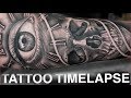 TATTOO TIMELAPSE | SKULL & EYE | CHRISSY LEE