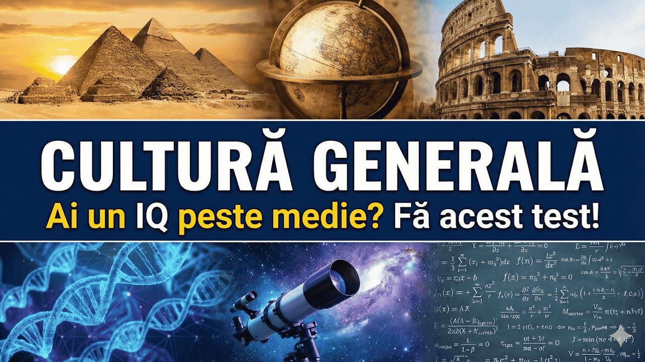 ✅50 de întrebări! ✅-Doar cei mai deștepți reușesc să răspundă corect la toate! #intrebari