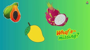 What’s Missing? 🍎 Fun Fruit Memory Game for Kids | Guess the Disappearing Fruit! I KidTory I