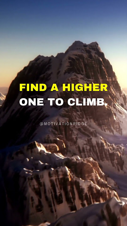 Top Of Your Mountain | Motivation #motivationridge #shorts #inspiration