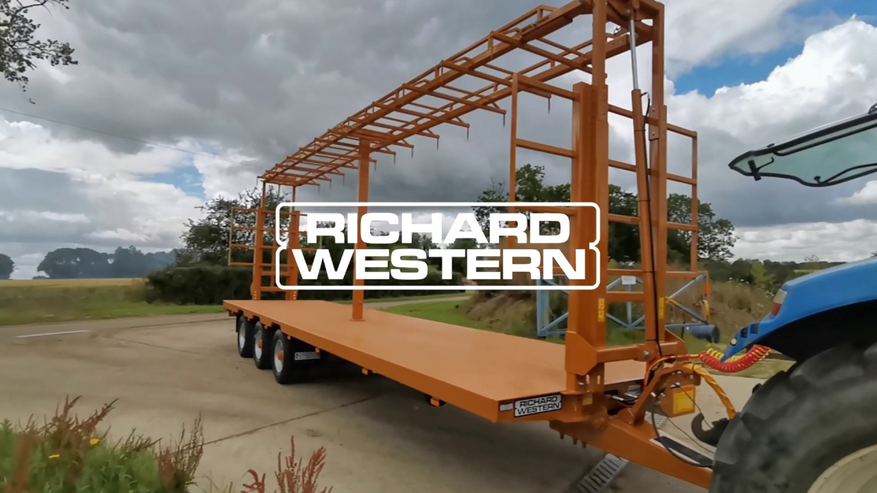 RW Bale Trailer with Hydraulic bale lock system