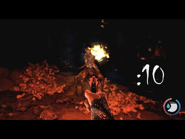 【The Forest】垂れ下がる洞窟。火を噴く照明弾：10