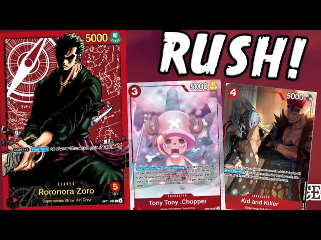 Zoro is the BEST Red Deck! - One Piece Zoro TCG Deck List