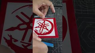 YAMAHA LOGO DEMON SLAYER INSPIRED STICKER