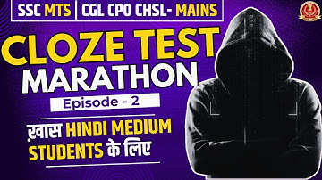 Cloze Tests PYQ Marathon | Episode - 2 | SSC CGL English Classes | QEng